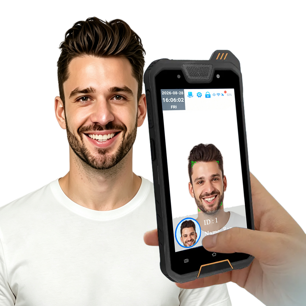 Handheld Portable Facial Recognition Attendance Terminal