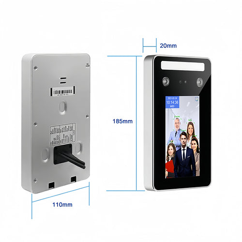 IP65 Waterproof Dynamic Face Recognition Time Attendance Access Control Terminal
