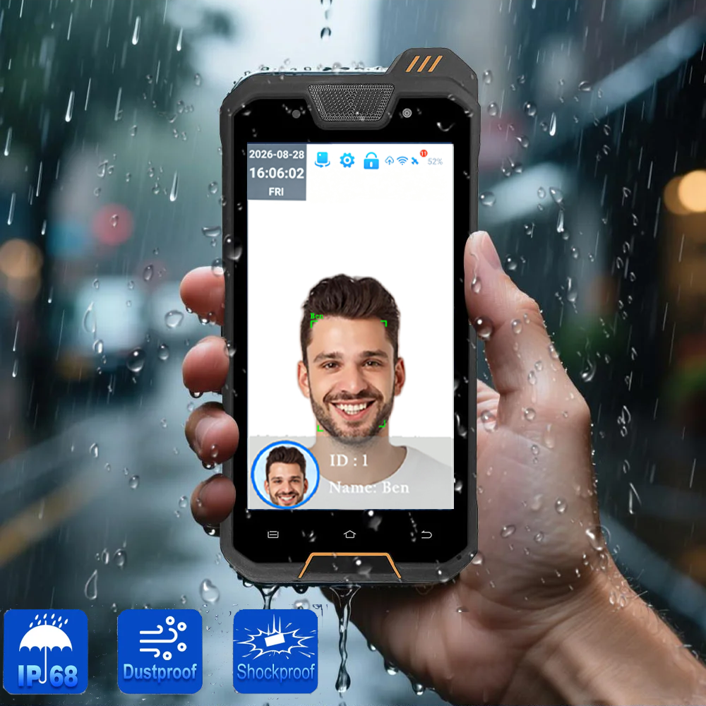 Handheld Portable Facial Recognition Attendance Terminal