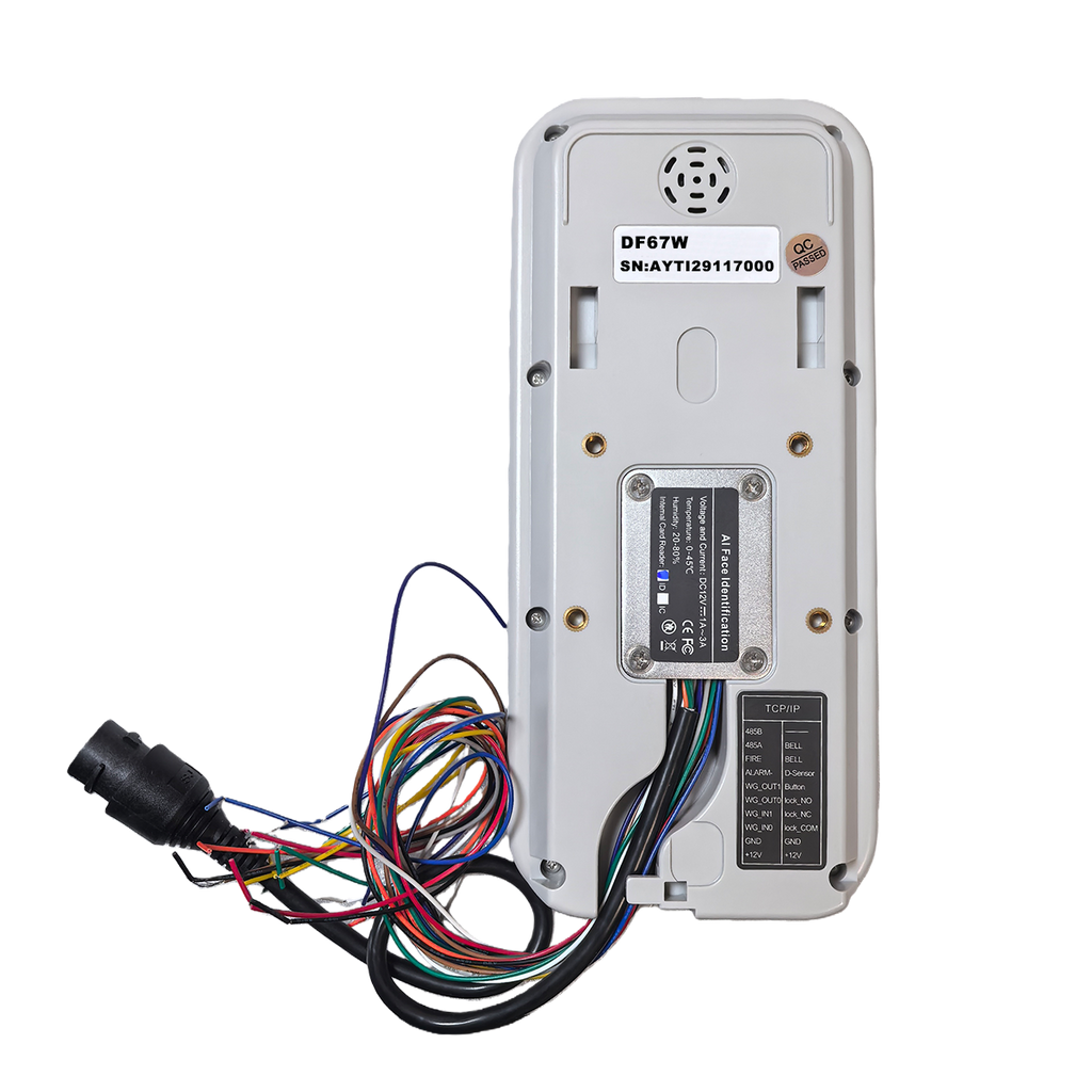 IP65 Waterproof Dynamic Face Recognition Time Attendance Access Control Terminal