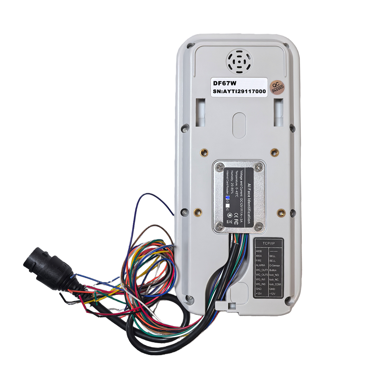 IP65 Waterproof Dynamic Face Recognition Time Attendance Access Control Terminal