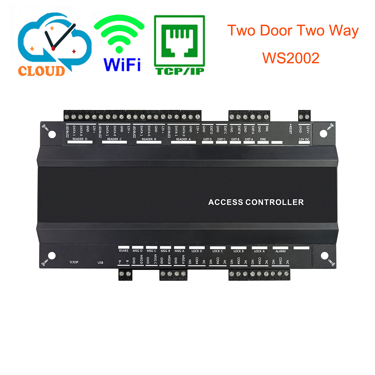 WS2002 Two Door Two Way Control Panel