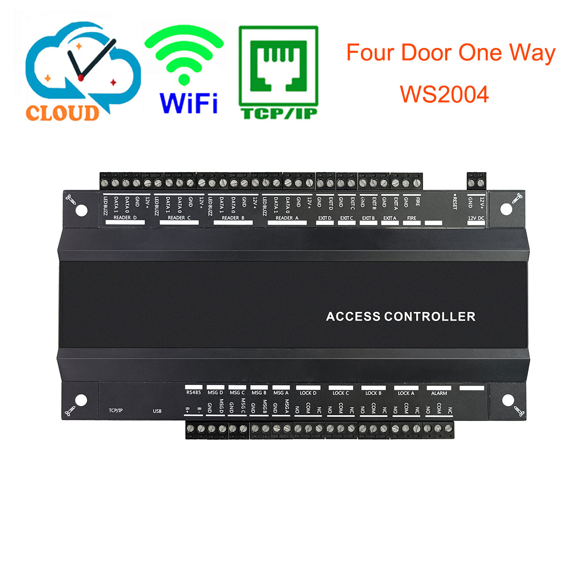 WS2004 Four Door One Way Control Panel