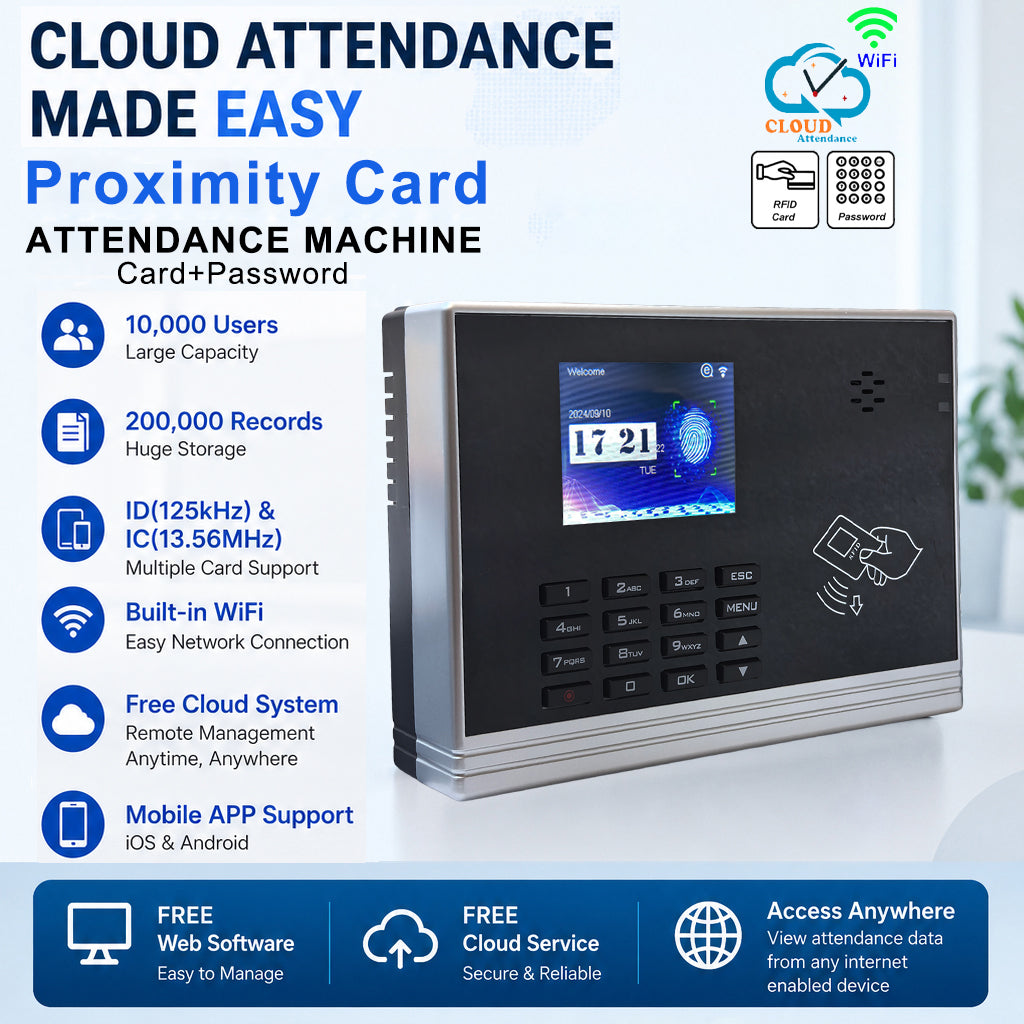 Cloud-Based Proximity Card Time Attendance System for Employee Workforce Management