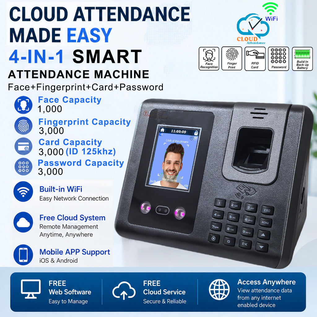Cloud-Based Face Time Attendance System for Employee Workforce Management