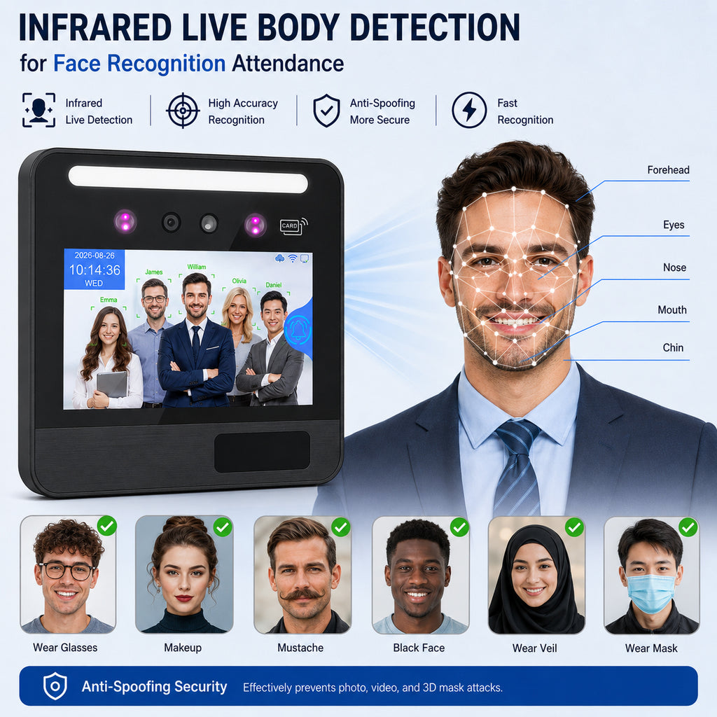Face Recognition Attendance Machine & Access Control Terminal DF03