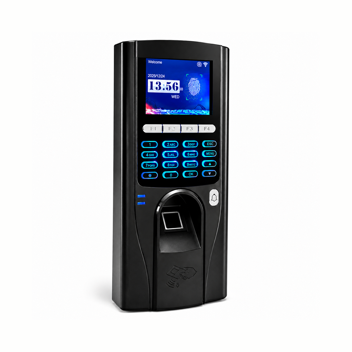 Y303 WiFi fingerprint access control terminal with RFID card and keypad