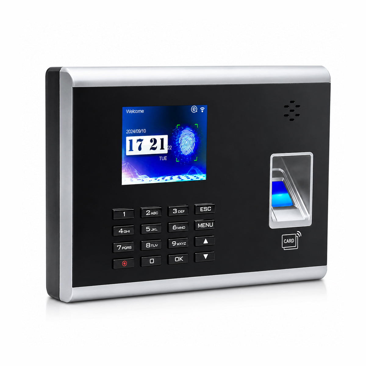 Y307 fingerprint time attendance machine with RFID card and password verification